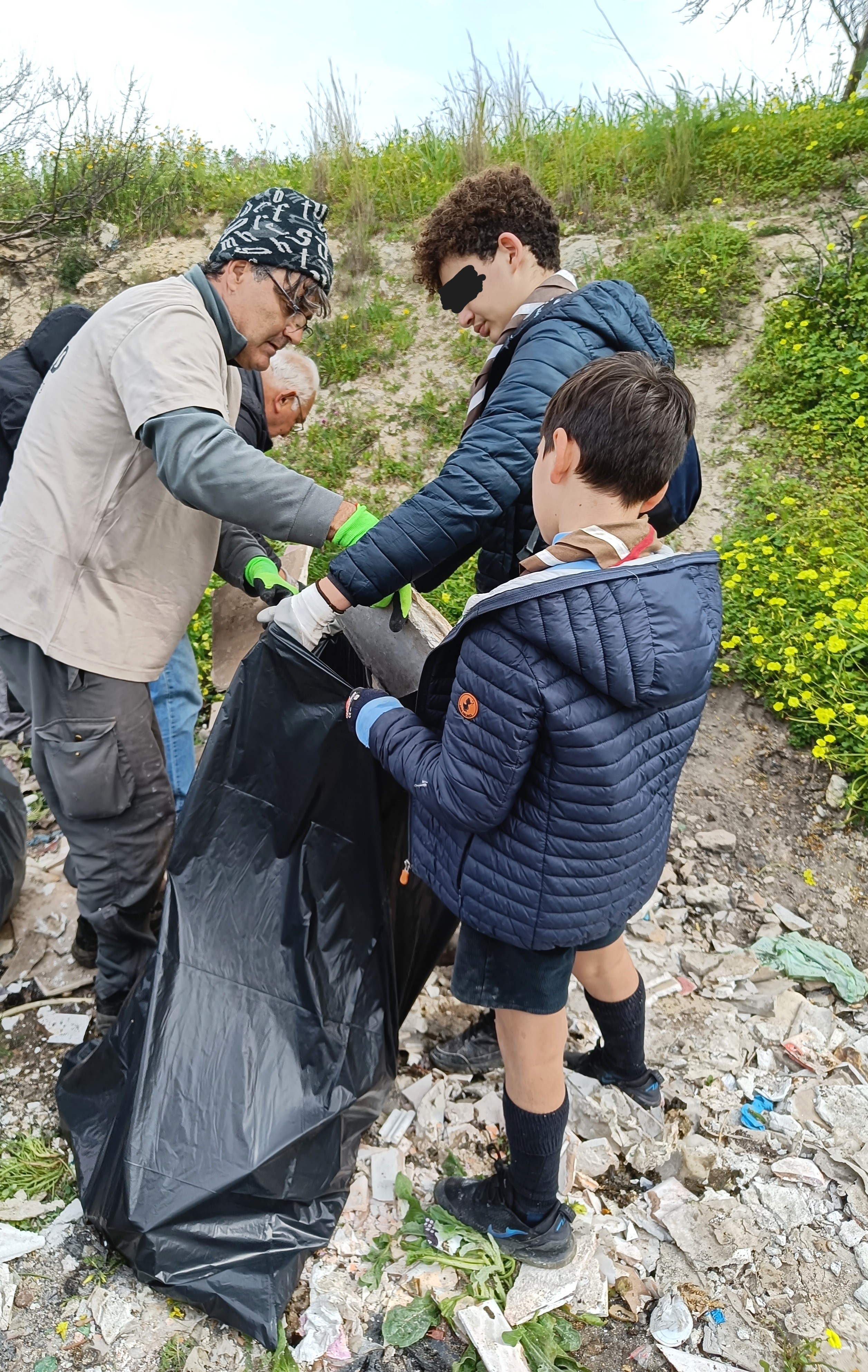 40 volunteers, six refuse collection lorries and a major effort to protect nature –